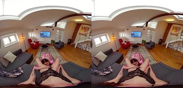  Czech VR 353 - Two Sluts Licking it Away Before Taking Your Cock